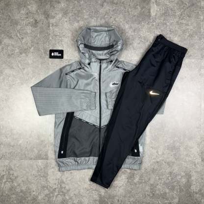 Nike Wildrun Windrunner Jacket Black & Black Nike Phenom Pants Set