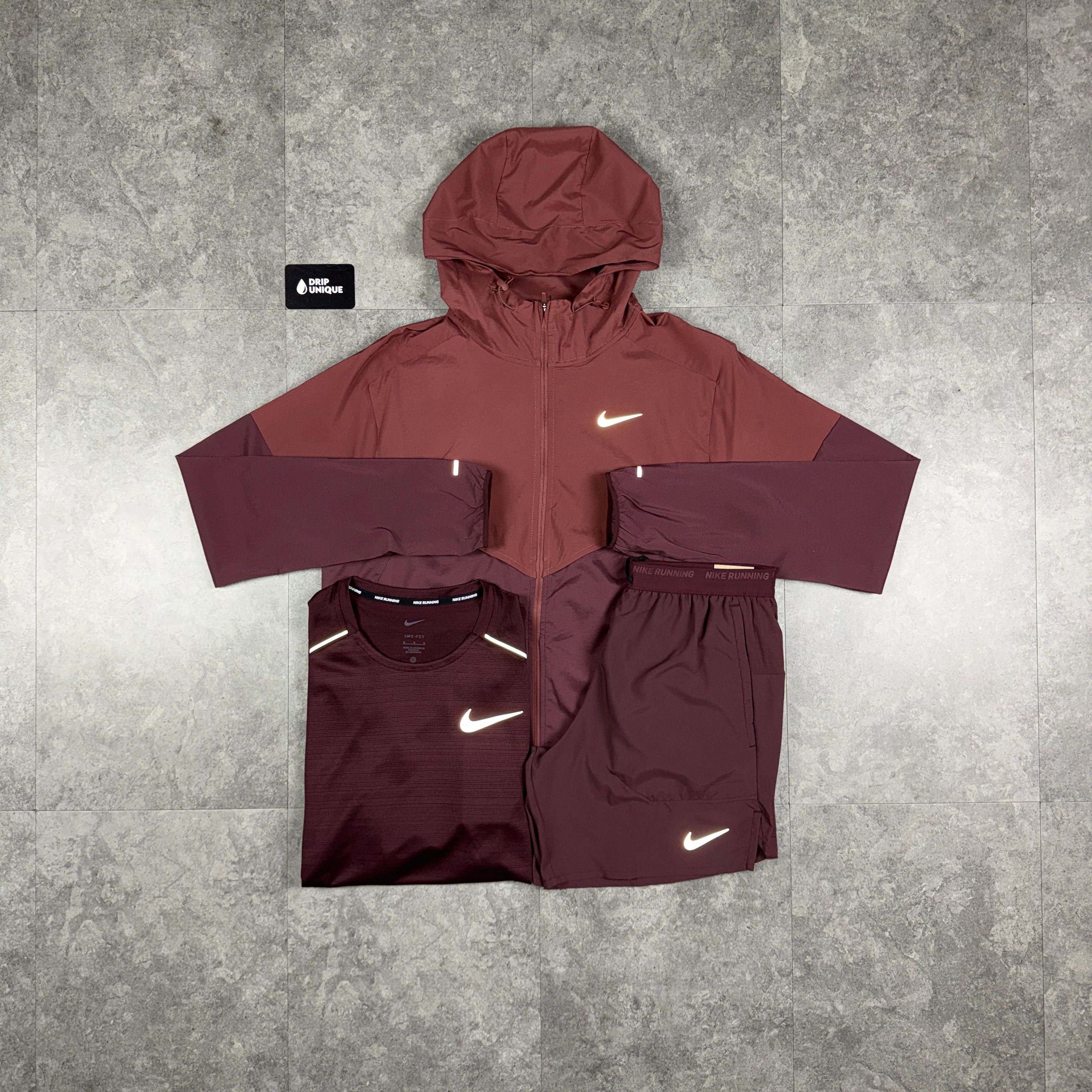 Nike UV Windrunner Burgundy Crush Bundle