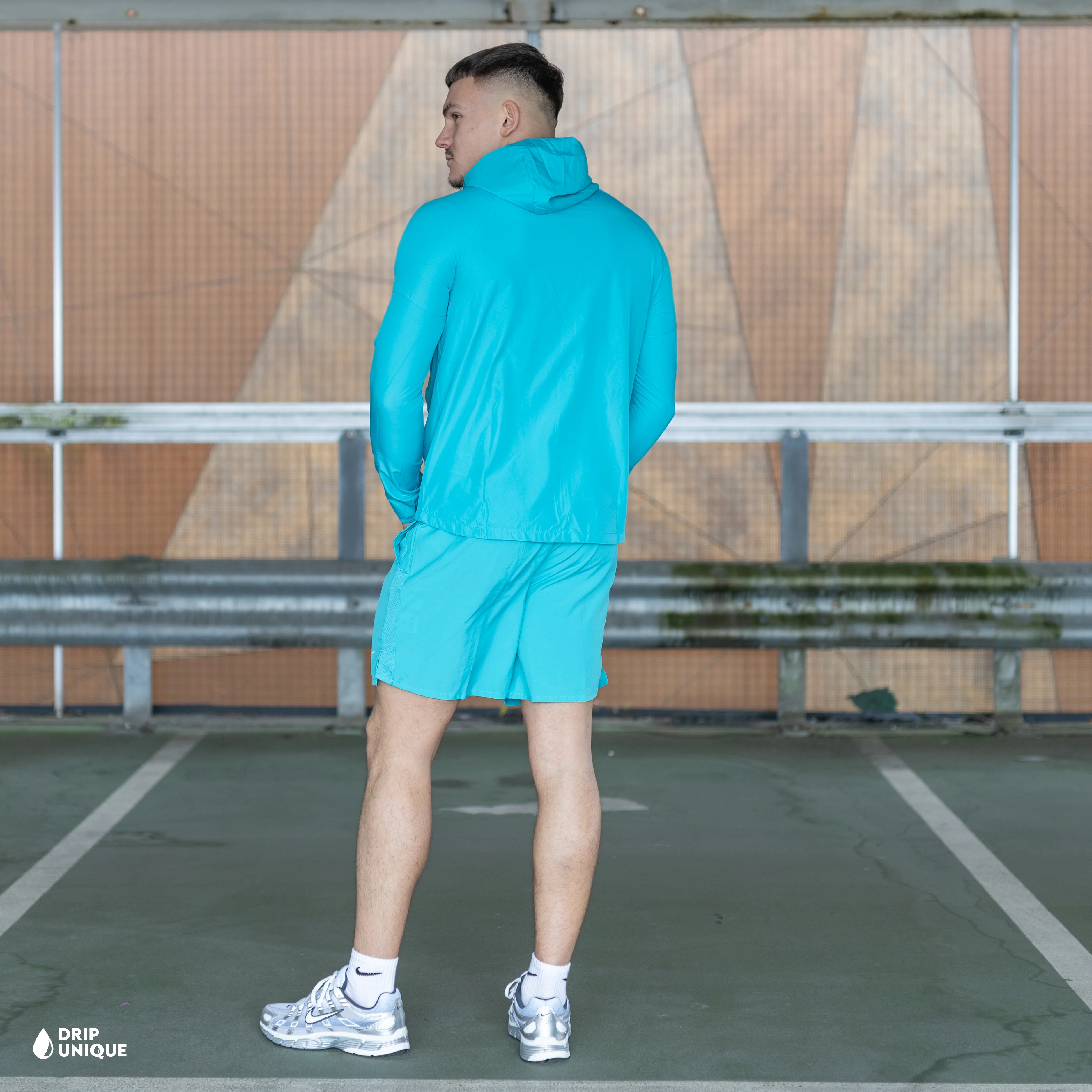 Nike Repel Miler Windrunner Jacket Dusty Cactus & Dusty Cactus Challenger Shorts Set