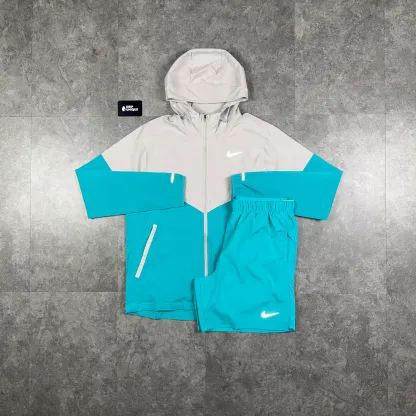 Nike UV Windrunner Jacket Dusty Cactus & Dusty Cactus Challenger Shorts Set