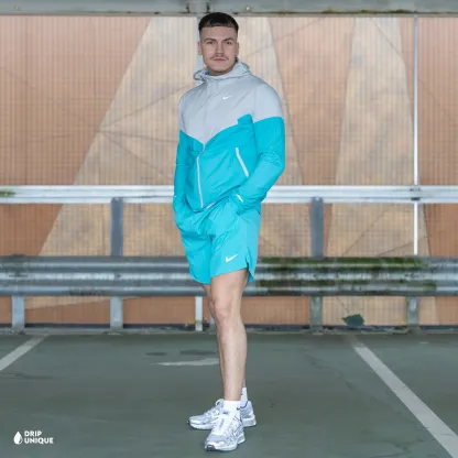 Nike UV Windrunner Jacket Dusty Cactus & Dusty Cactus Challenger Shorts Set