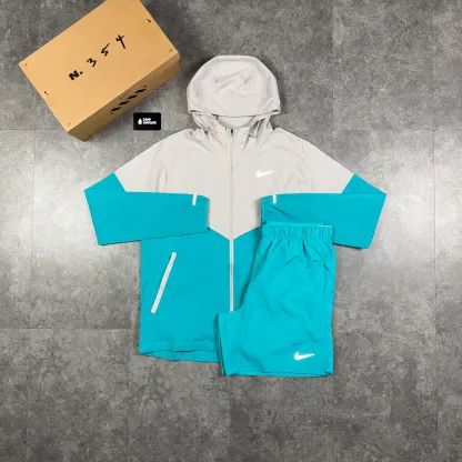 Nike UV Windrunner Jacket Dusty Cactus & Dusty Cactus Challenger Shorts Set