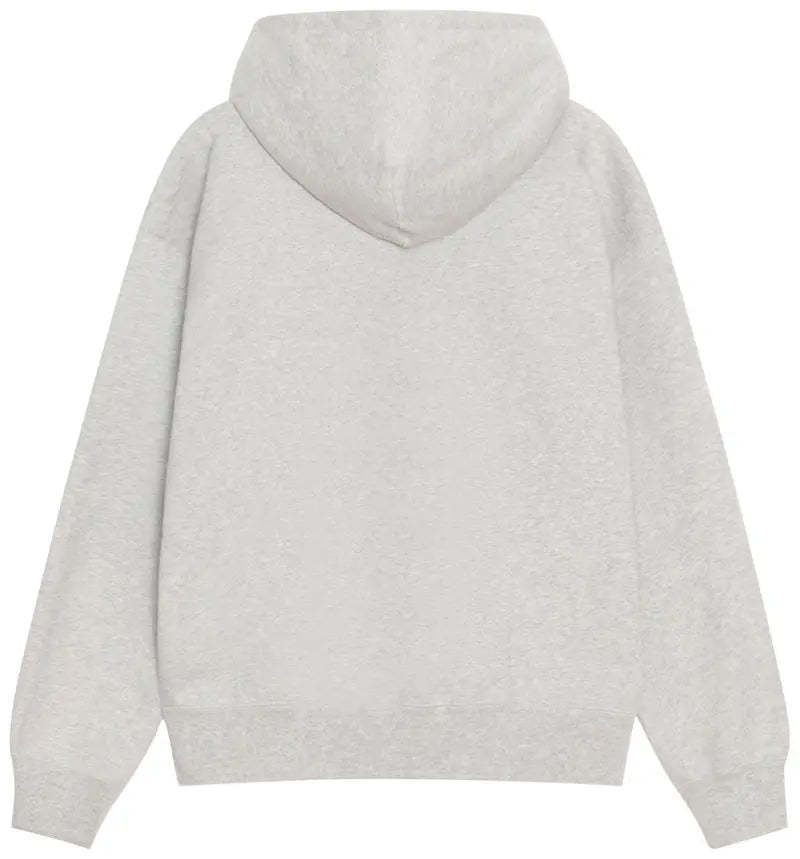 Zip Fleece Hoodie Grey Heather