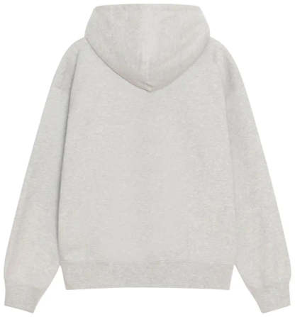 Zip Fleece Hoodie Grey Heather