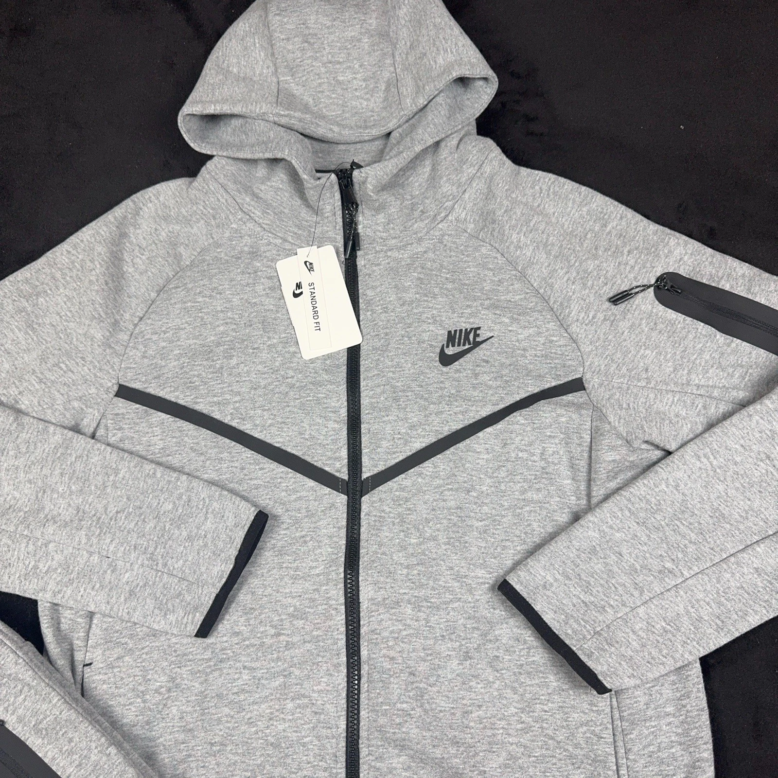 Tech Fleece Sweatsuit Sportswear Tracksuit Color Gray