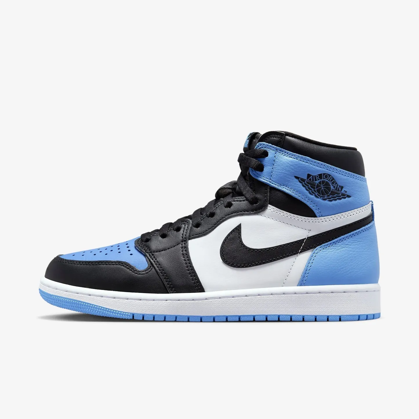 (Men's) Aithtr Jordthtan 1 Retro High OG 'UNC / University Blue Toe' (