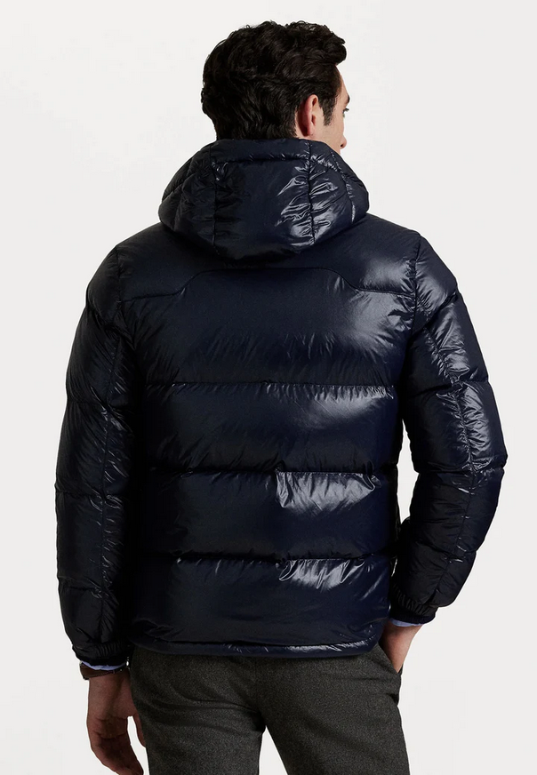 RL PUFFER JACKET BLUE