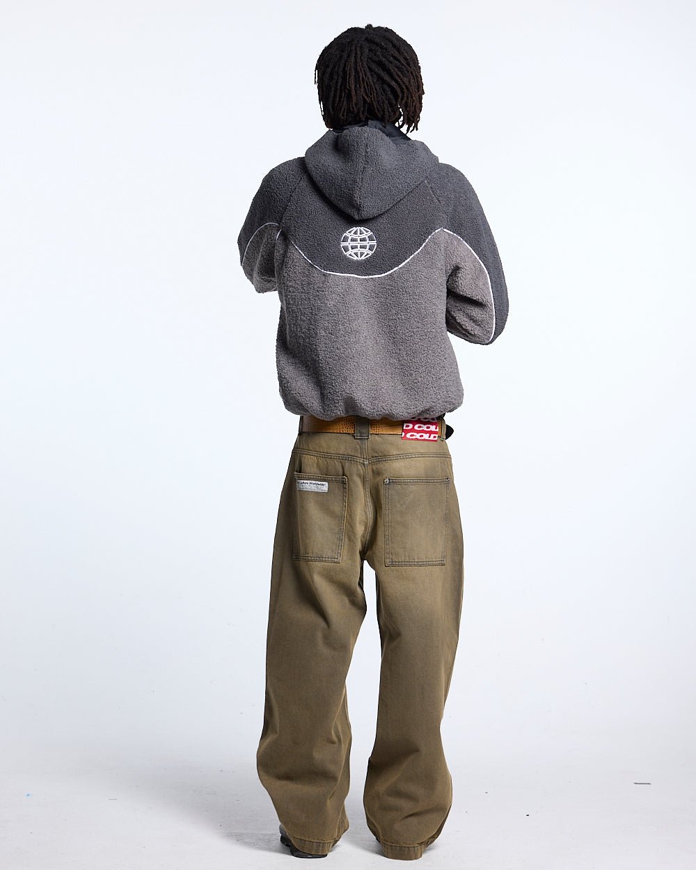 NO RISK FLEECE JACKET HEAVY GREY/DUST GREY