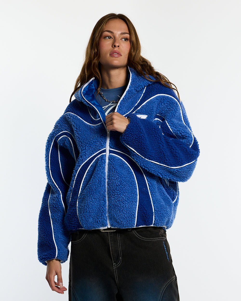 TAKE OFF FLEECE BLUE