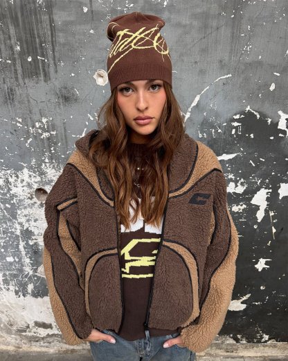 TAKE OFF FLEECE BROWN