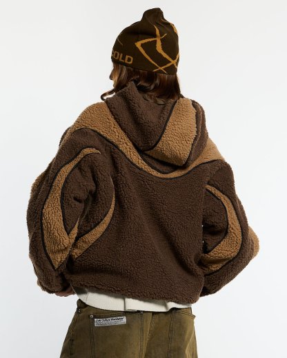 TAKE OFF FLEECE BROWN