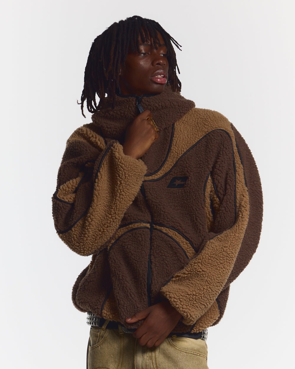 TAKE OFF FLEECE BROWN