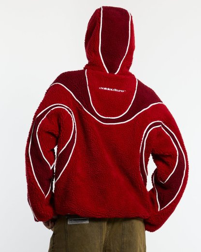 TAKE OFF FLEECE RED