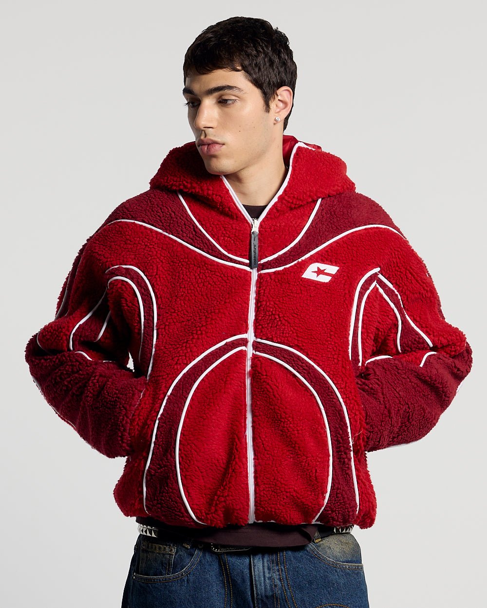 TAKE OFF FLEECE RED