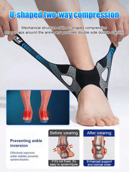 SUPPORT Honeycomb Elastic Ankle Support 🦶 | German Red Dot Award Design 🏆
