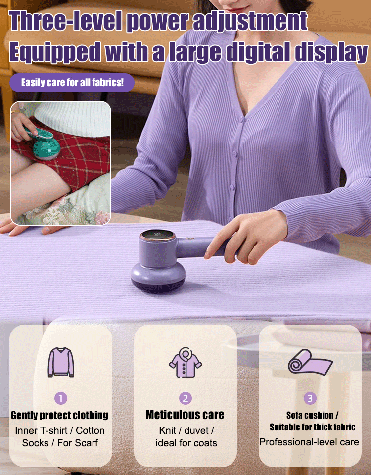 🧥Powerful Suction and Shaver All-in-One Lint Remover｜Suction and Shaver for Easier Cleaning✨