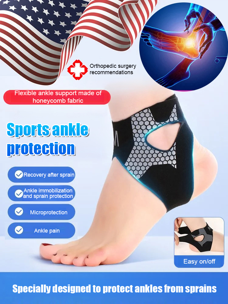 SUPPORT Honeycomb Elastic Ankle Support 🦶 | German Red Dot Award Design 🏆