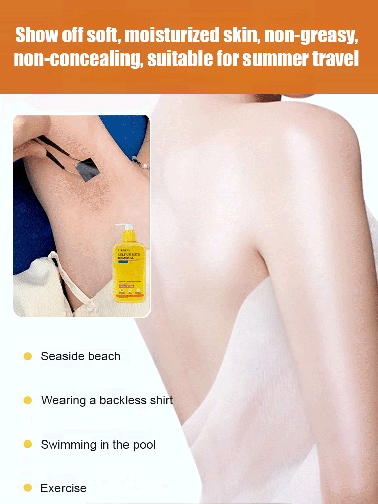 🧴3-in-1 Sulfur Anti-Mite Body Wash | 50% Off! Shampoo, face wash, and body wash all in one bottle!✨