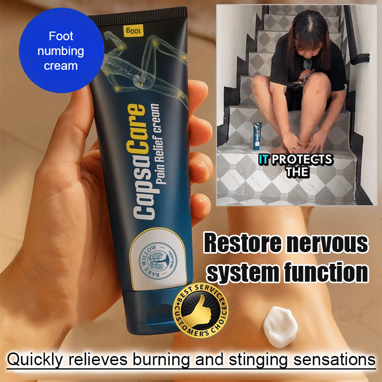 🦶 Foot Nerve Care Cream｜⚡ 3x Penetration, Deep Soothing, Fast Results