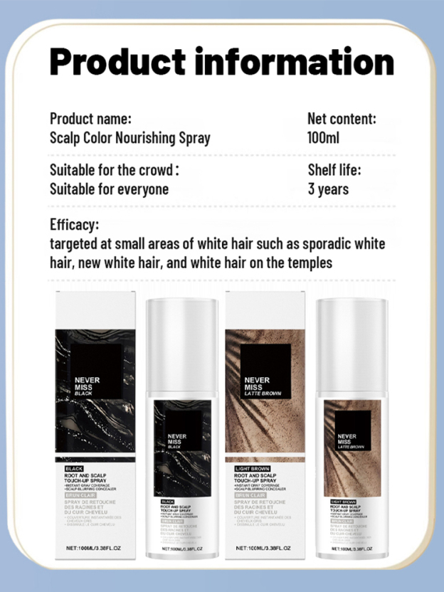 2-in-1 Scalp Color-Replenishing Nourishing Spray