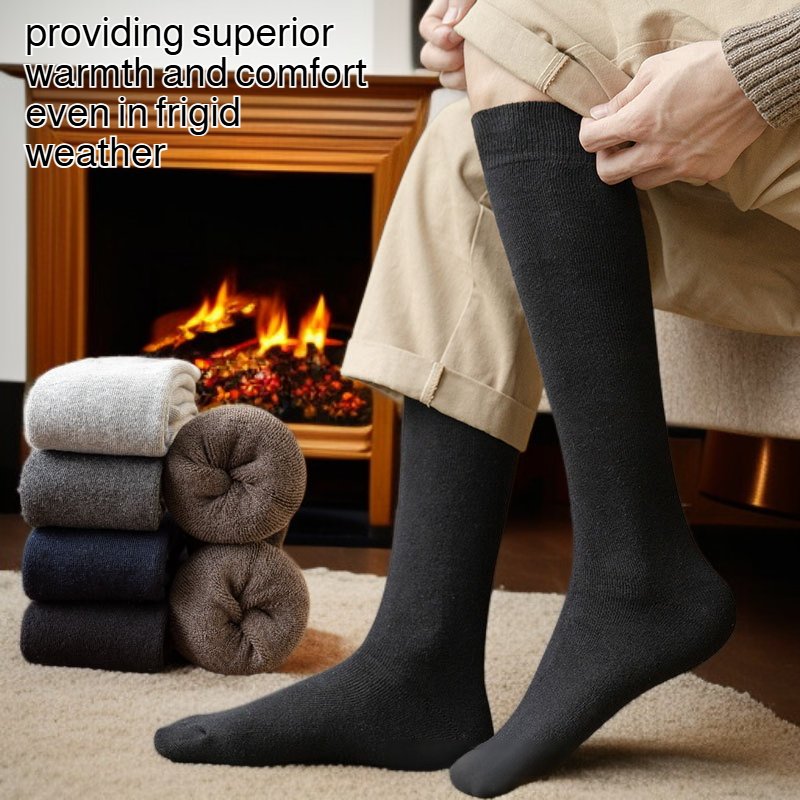 Winter Thickened Fleece Socks for Men