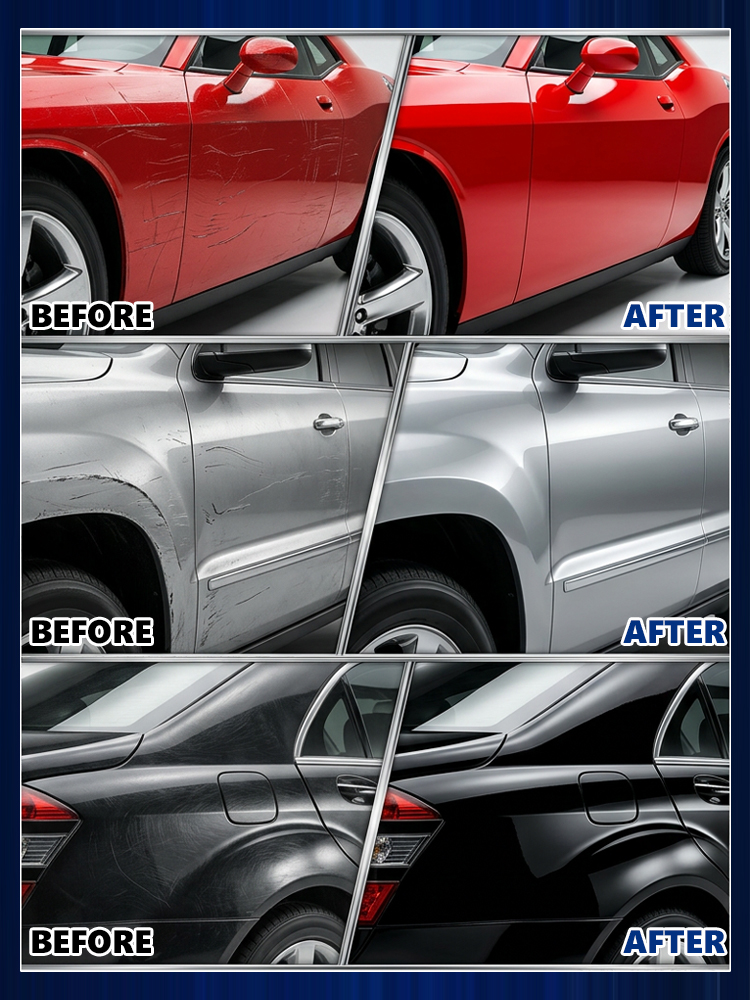 Car Scratch Repair and Detailing Kit【Repair, coating, and brightening in one】