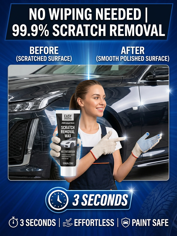 Car Scratch Repair and Detailing Kit【Repair, coating, and brightening in one】