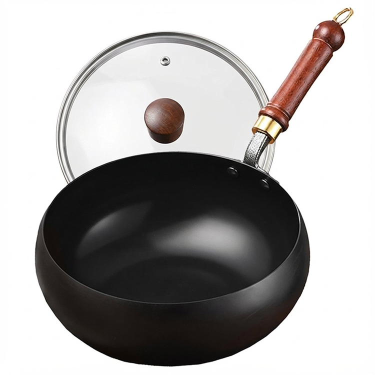 [Uncoated healthy pot] Traditional Forged Big-Belly Pot【Frying, stir-frying, stewing, and deep-frying – it can handle it all!】