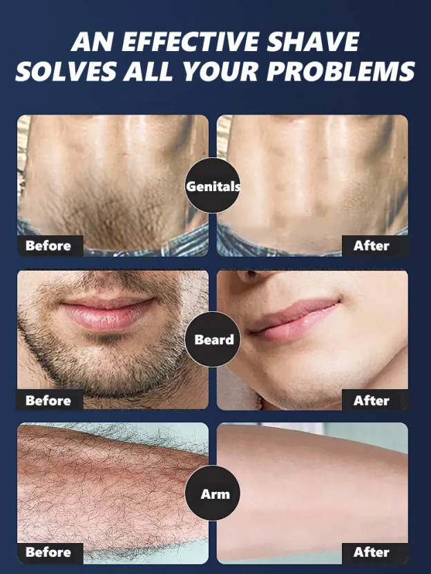 【Sweep Away Stubble】Alloy Double-Head Electric Shaver【Use it for shaving, haircuts, and hair removal, ensuring a clean, streak-free finish!】