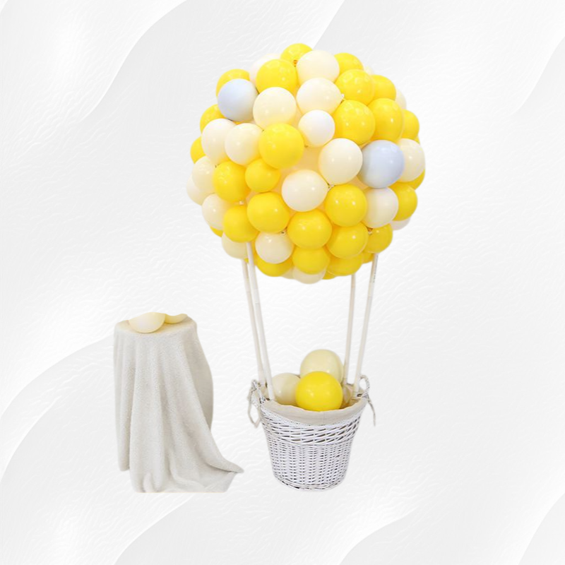 Hot Air Balloon Shaped Basket 