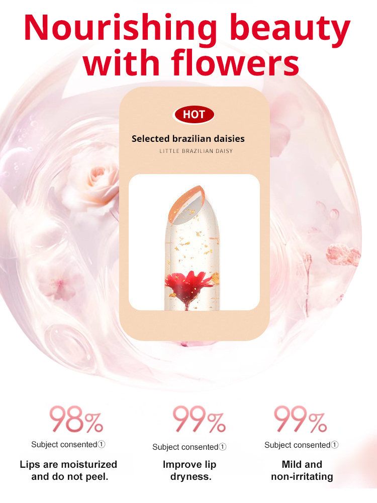 【Three-in-One】Crystal Gold Foil Color-Changing Lipstick【A must-have for charming girls!】