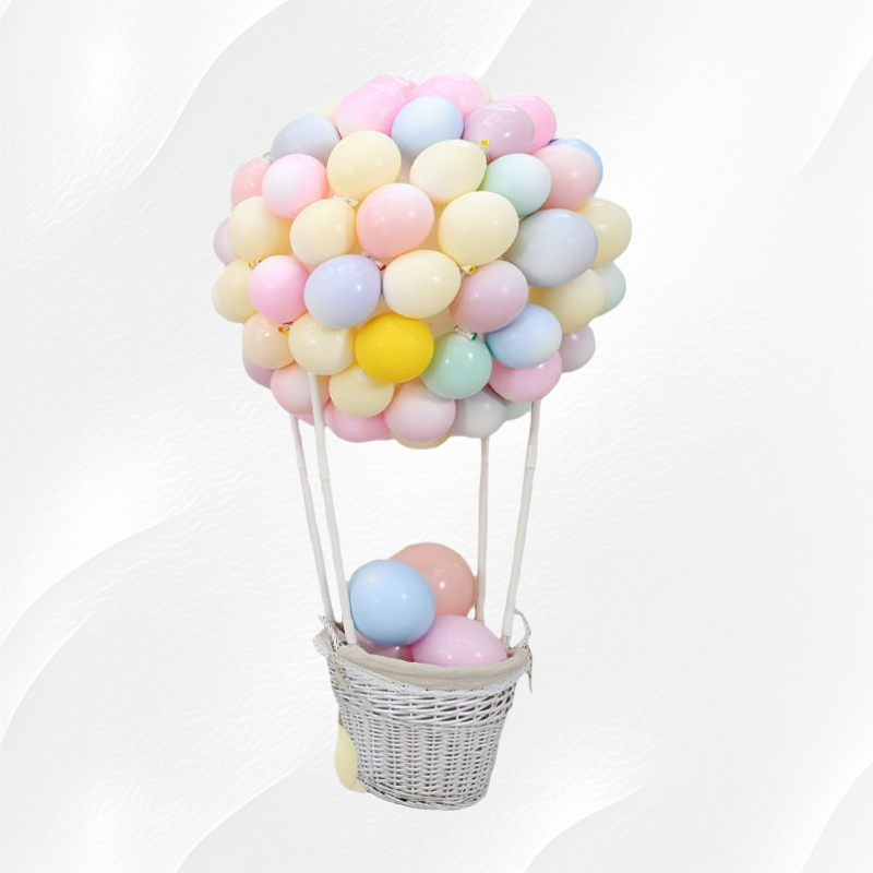 Hot Air Balloon Shaped Basket 