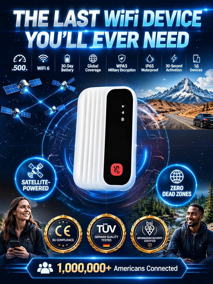 No contracts, no SIM cards, and no hidden fees—pay once for lifetime data access and say goodbye to hefty monthly broadband bills.
