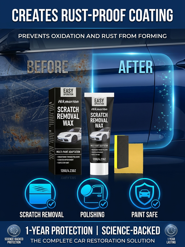 Car Scratch Repair and Detailing Kit【Repair, coating, and brightening in one】