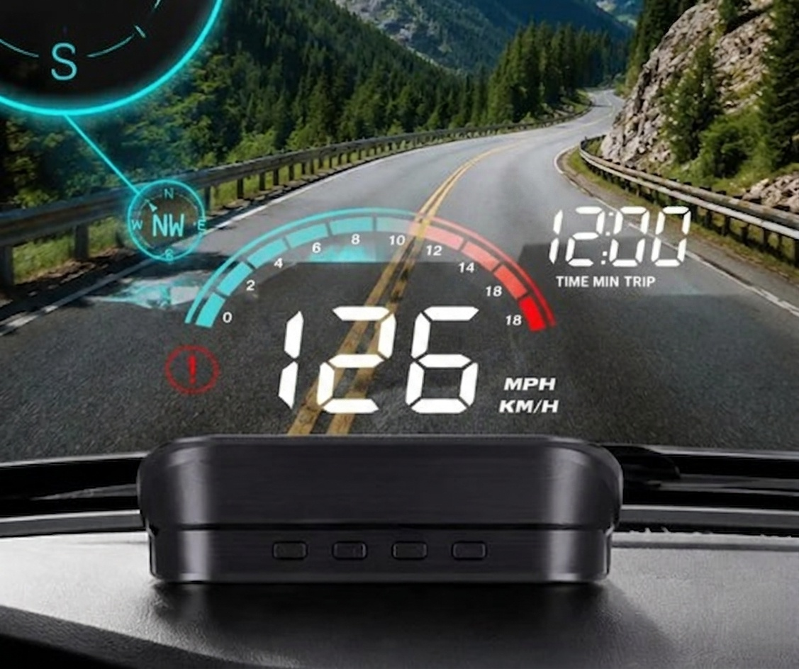 [Globally Compatible] GPS Vehicle Head-Up Display Speedometer【No installation required, compatible with all car models!】