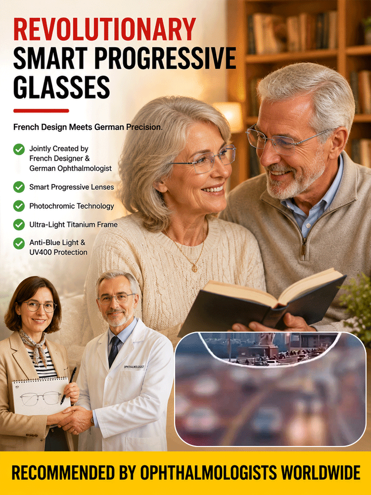 [Recommended by ophthalmologists worldwide，Restore Vision] Smart Zoom Diamond-Cut Reading Glasses【French and German joint research and development, created by the century-old German optical brand JENOPTIK!】