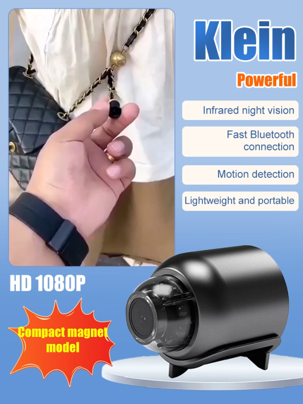HD Mini Camera with No Blind Spots