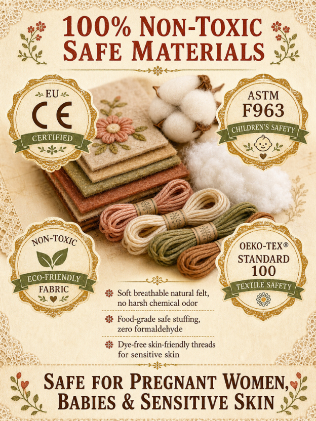 【Recent Hot Item in Europe and America】DIY Character Patchwork Sewing Kit【A Must-Have for Craft Lovers!】