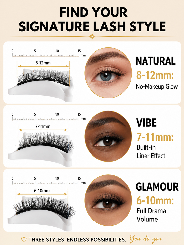 【2026 Hot Selling Magnetic False Eyelashes】[1-Second Makeup Application & Portable Storage Box] Magnetic False Eyelash Set【Apply in 1 second—suitable for everyone! Reusable up to 200 times!】