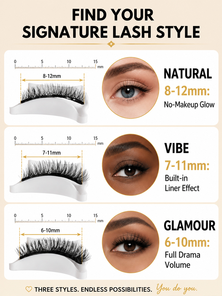 【2026 Hot Selling Magnetic False Eyelashes】[1-Second Makeup Application & Portable Storage Box] Magnetic False Eyelash Set【Apply in 1 second—suitable for everyone! Reusable up to 200 times!】