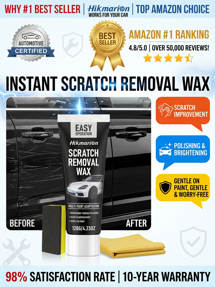 Car Scratch Repair and Detailing Kit【Repair, coating, and brightening in one】