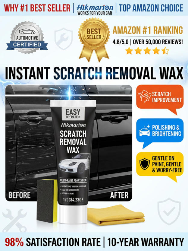 Car Scratch Repair and Detailing Kit【Repair, coating, and brightening in one】