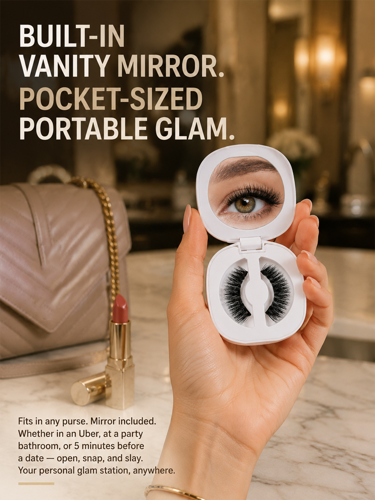 【2026 Hot Selling Magnetic False Eyelashes】[1-Second Makeup Application & Portable Storage Box] Magnetic False Eyelash Set【Apply in 1 second—suitable for everyone! Reusable up to 200 times!】