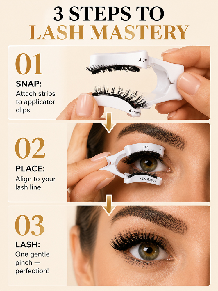 【2026 Hot Selling Magnetic False Eyelashes】[1-Second Makeup Application & Portable Storage Box] Magnetic False Eyelash Set【Apply in 1 second—suitable for everyone! Reusable up to 200 times!】