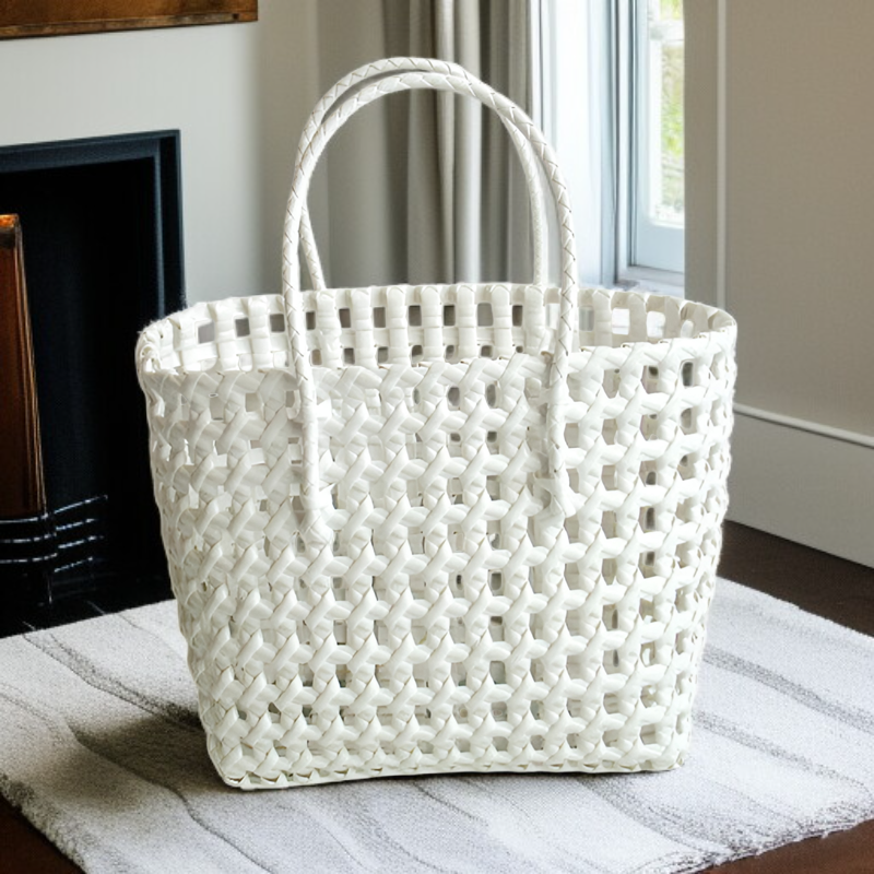  Hollow Woven Handheld Basket
