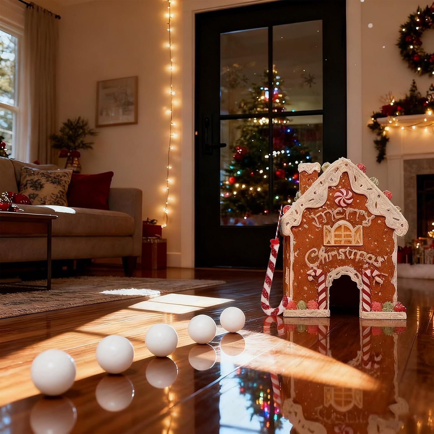 🔥LAST DAY 50% OFF 🎅Christmas Gingerbread Golf Game Set