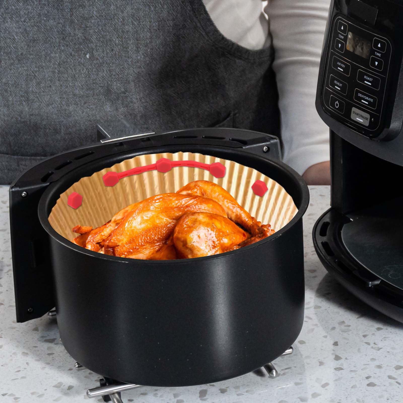 🎁TikTok Last Day Sale - 70% OFF🎉2 Sets Air Fryer Magnet Silicone Buckle