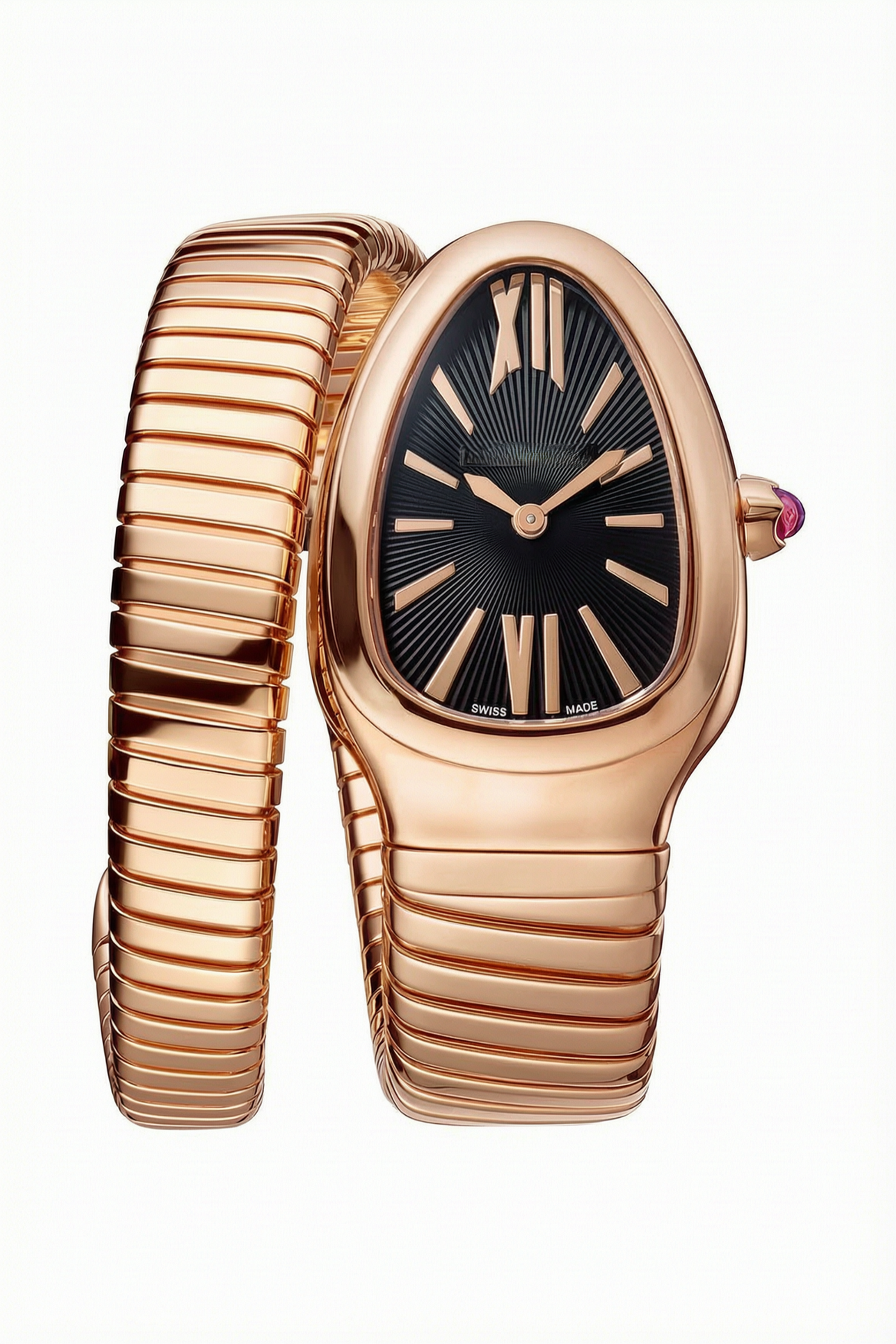 Bob Snake Chrono Watch, Rose Gold