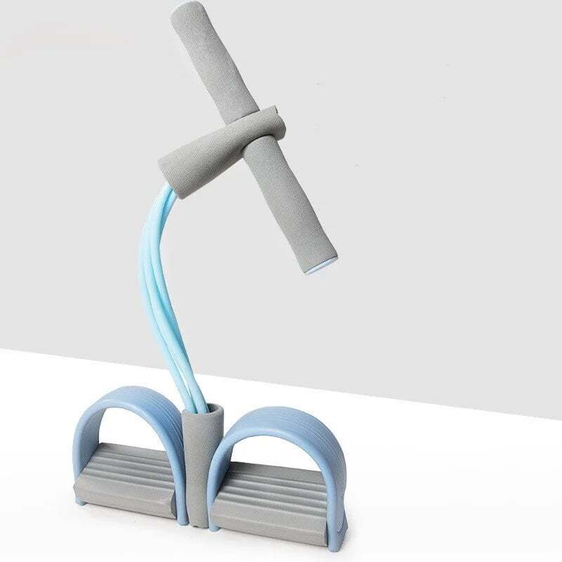 21 Fitness Resistance Bands-4 Tube Pedal Ankle Puller-SLOOSELYK