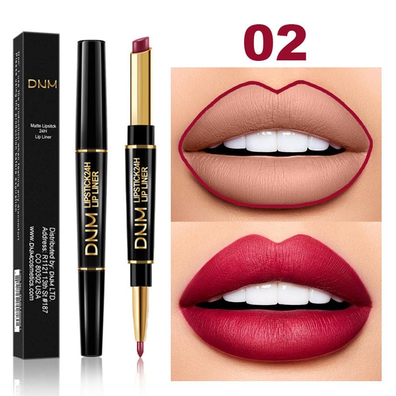 🔥2-in-1 Waterproof Lipstick Lip Liner-SLOOSELYK